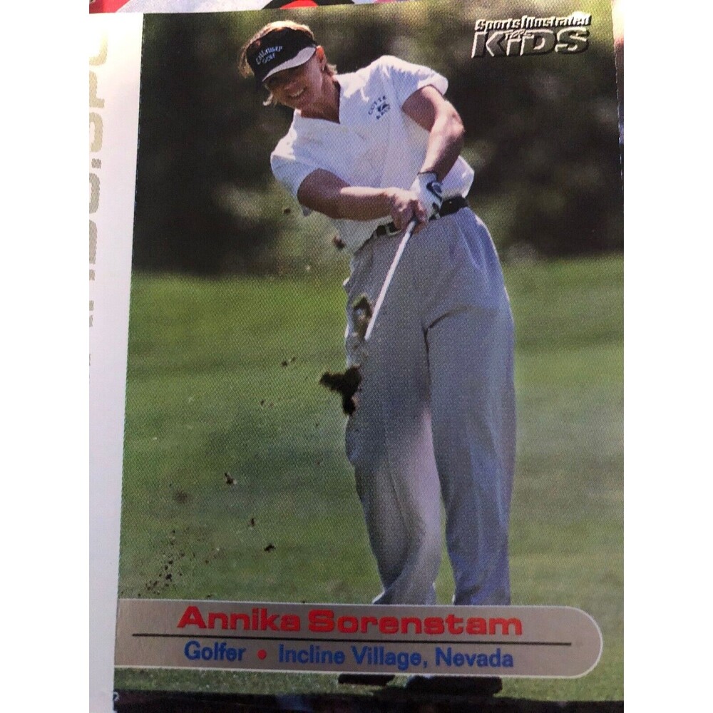 Annika Sorenstam 2001 Sports Illustrated for Kids #73 Golf Card